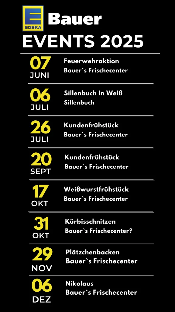Events bei edeka Bauer